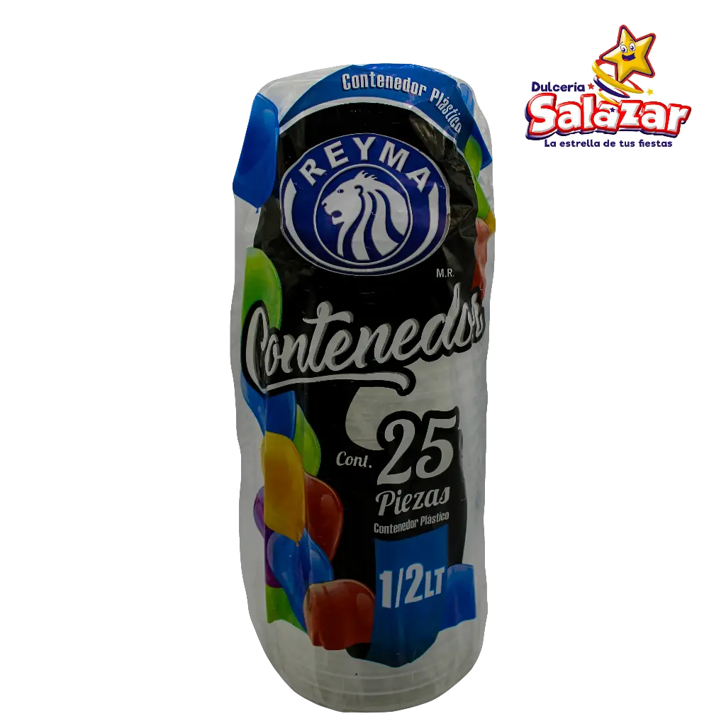 ENVASE PLASTICO 1/2 LITRO ENV1/2LTR REYMA -B.25PZA- "C/20/25"