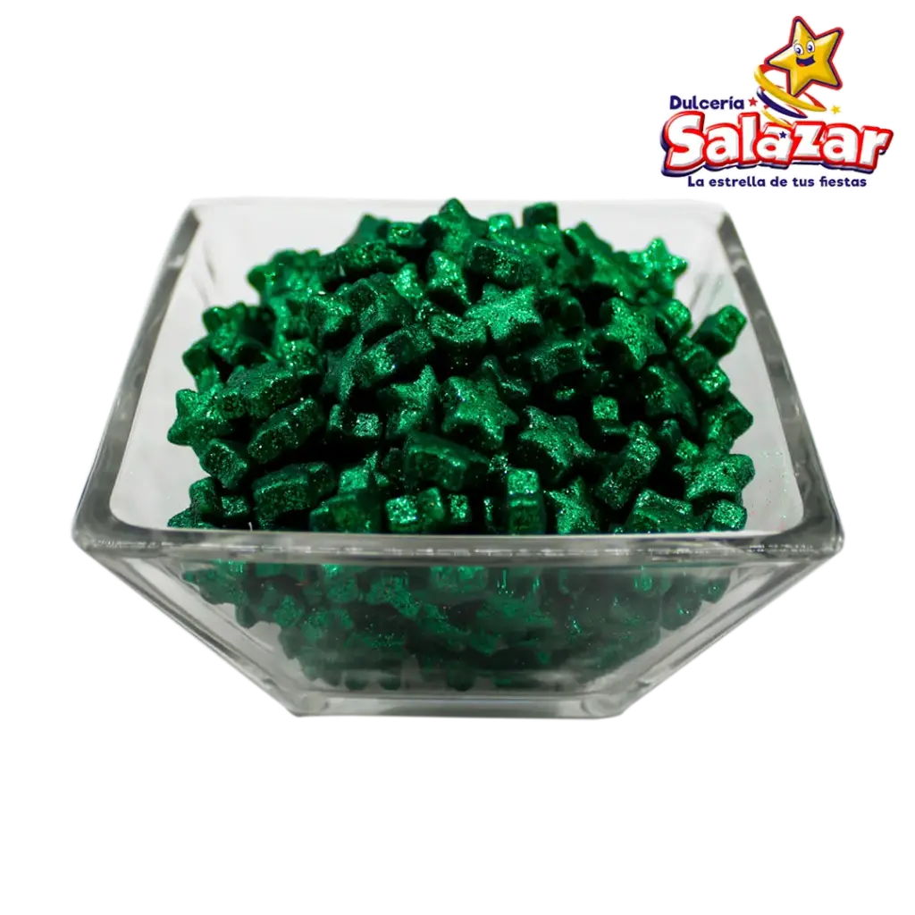 [TRU0051] ESTRELLA DIAMANTADA VERDE ESMERALDA  X K "C/10/1"