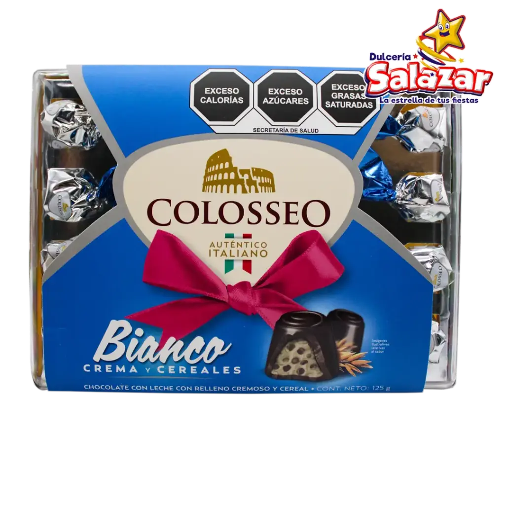 [ABA0180] COLOSSEO BIANCO ESTUCHE RECTANGULAR -E.125G- "C/12/1"