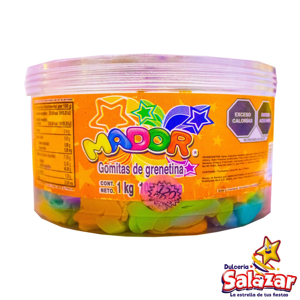 ESTUCHE FIGURA LECHE MADOR 120PZA -E.1KG- "C/12/120"