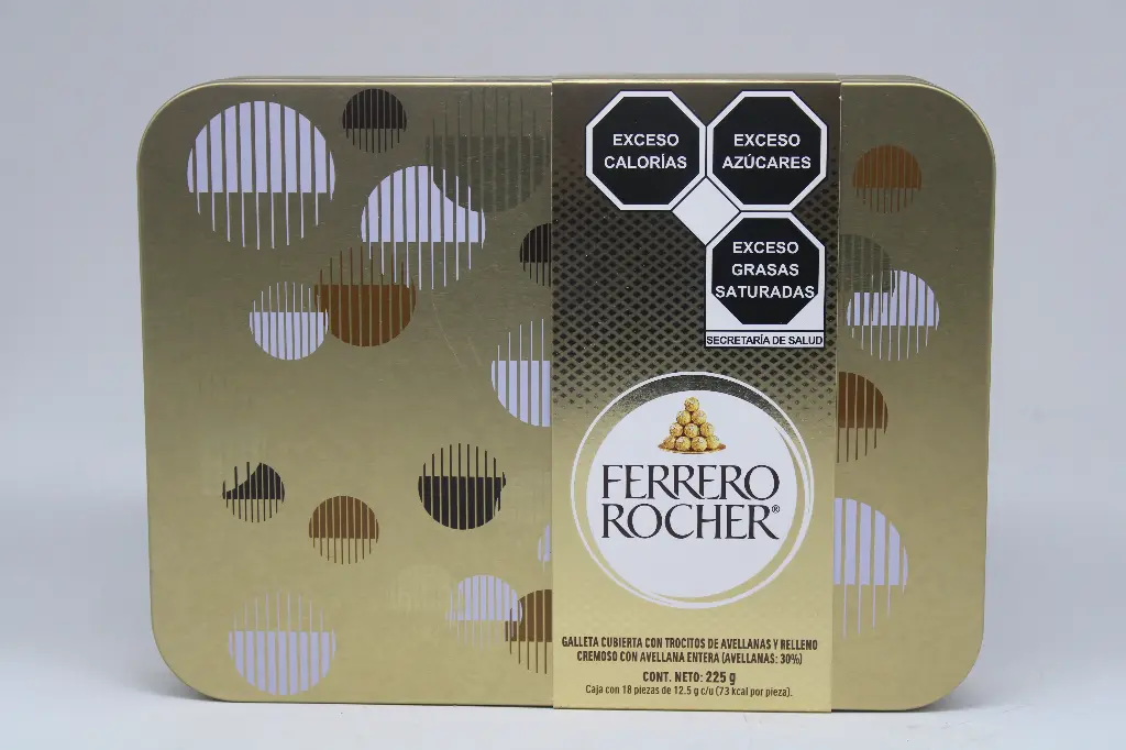 [FER0004] FERRERO ROCHER LATA T18 -D.225GR-"C/6/18"