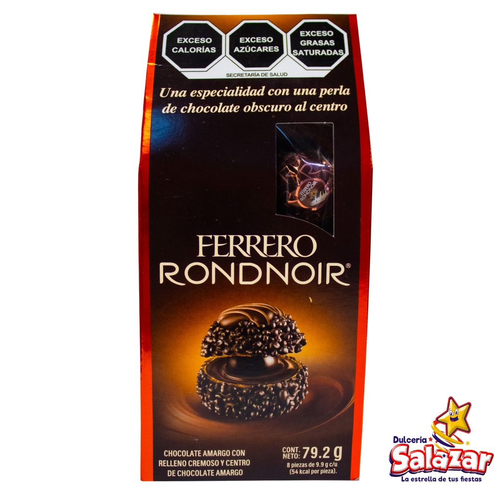 FERRERO RONDNOIR CHOCOLATE AMARGO T-8 -D.79.2G- "C/6/1"