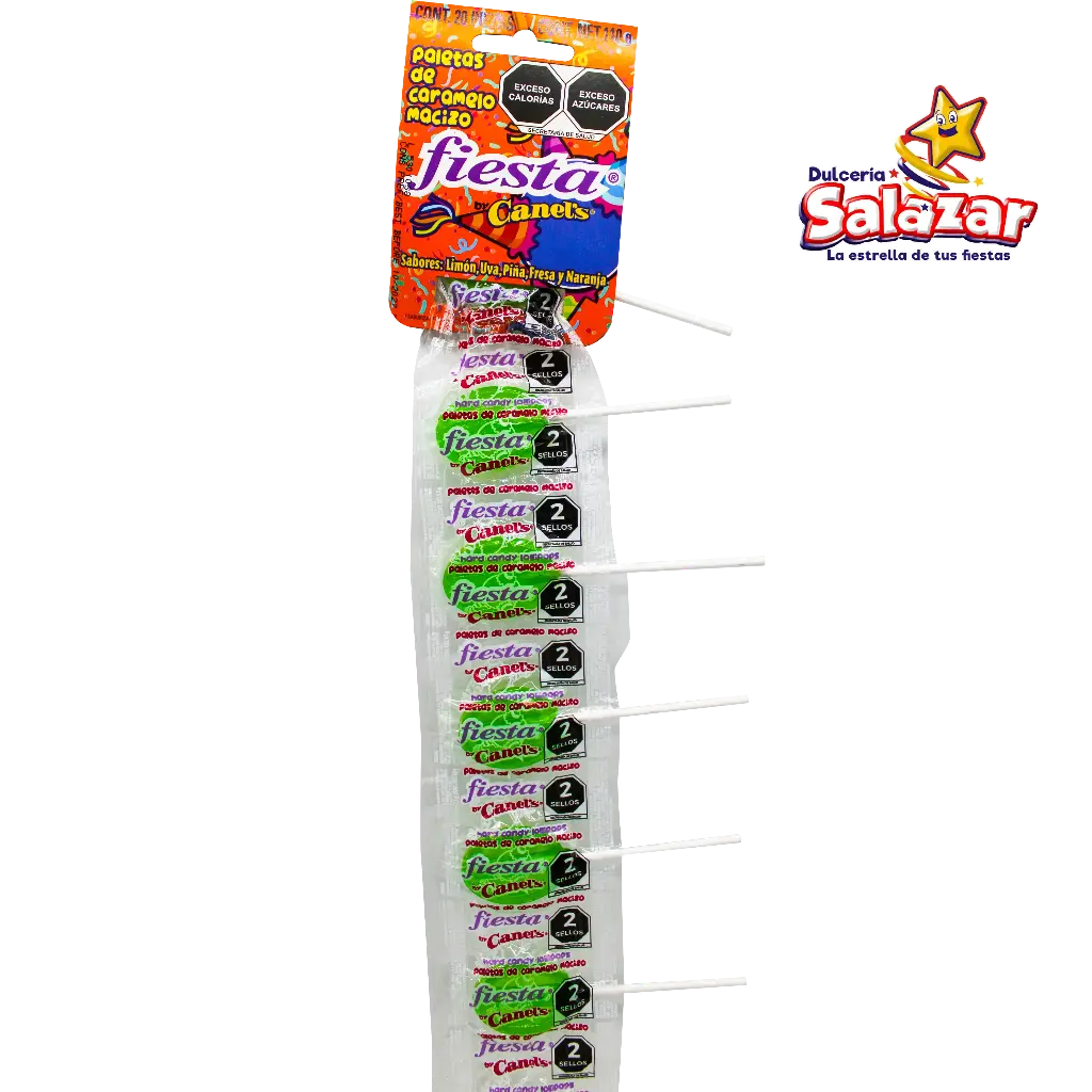 [CAN0018] PALETA FIESTA CANELS GRANDE -T.110G- "C/50/20"