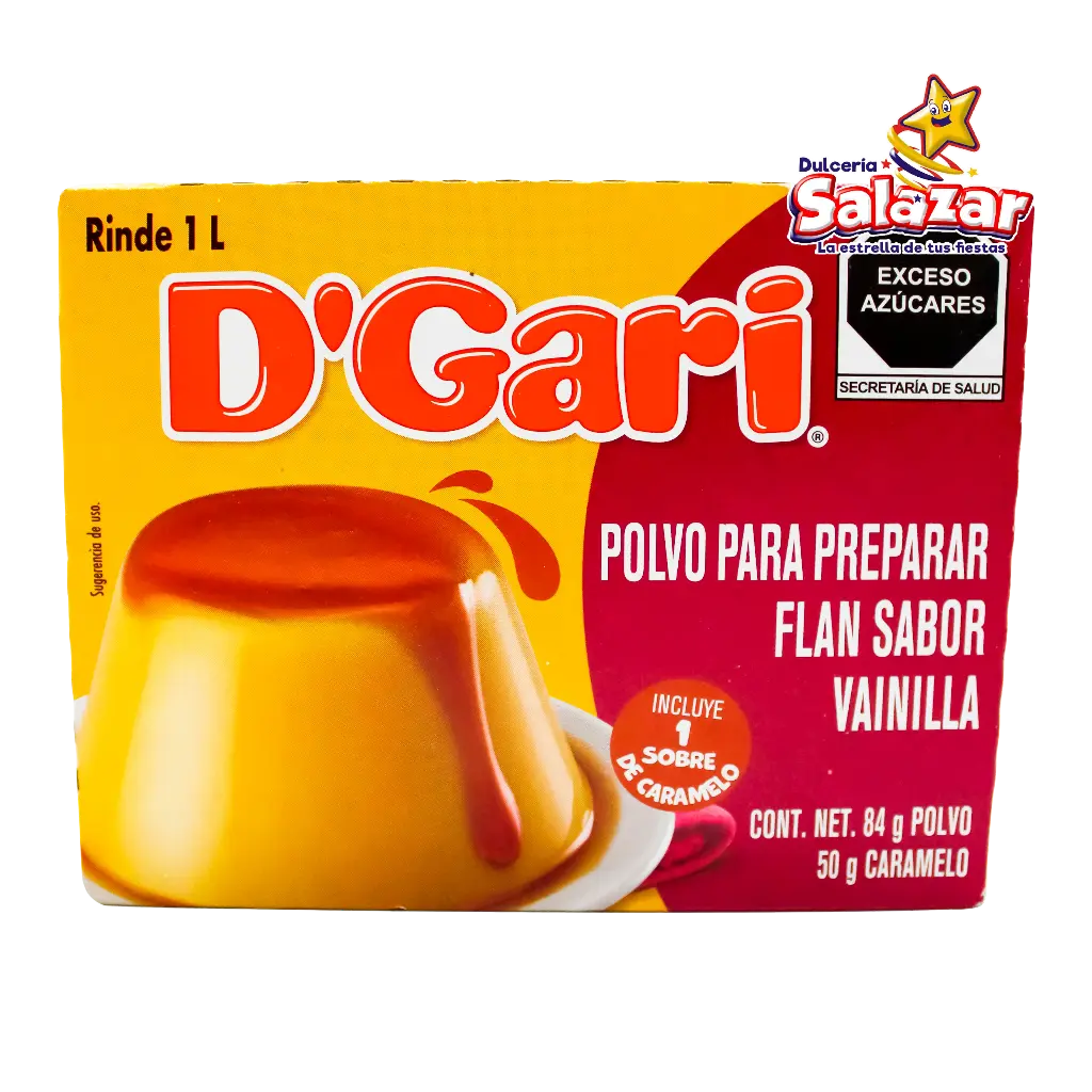 FLAN D'GARI VAINILLA -D.134G- "C/24/1"