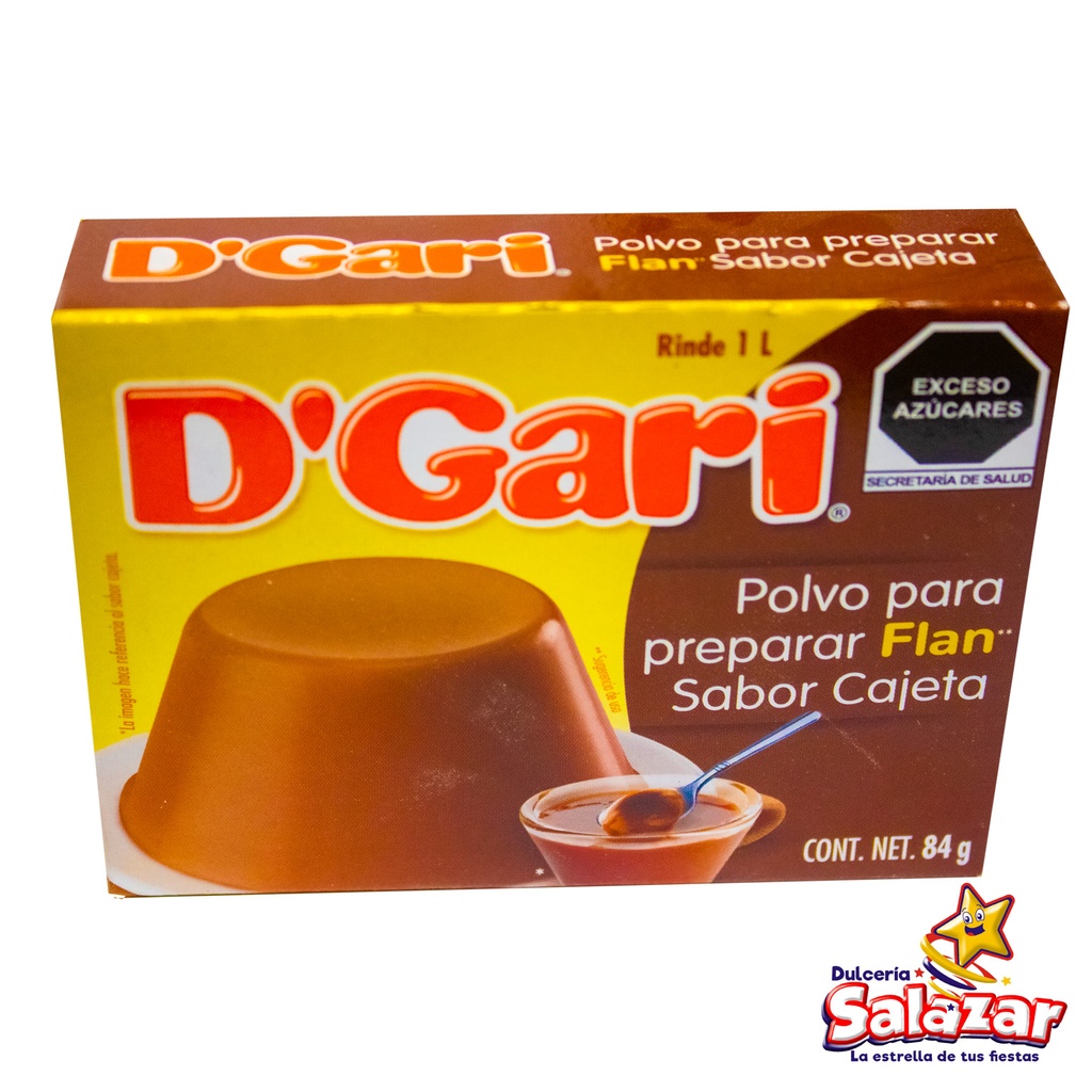 FLAN D'GARI CAJETA -D.84G- "C/24/1"