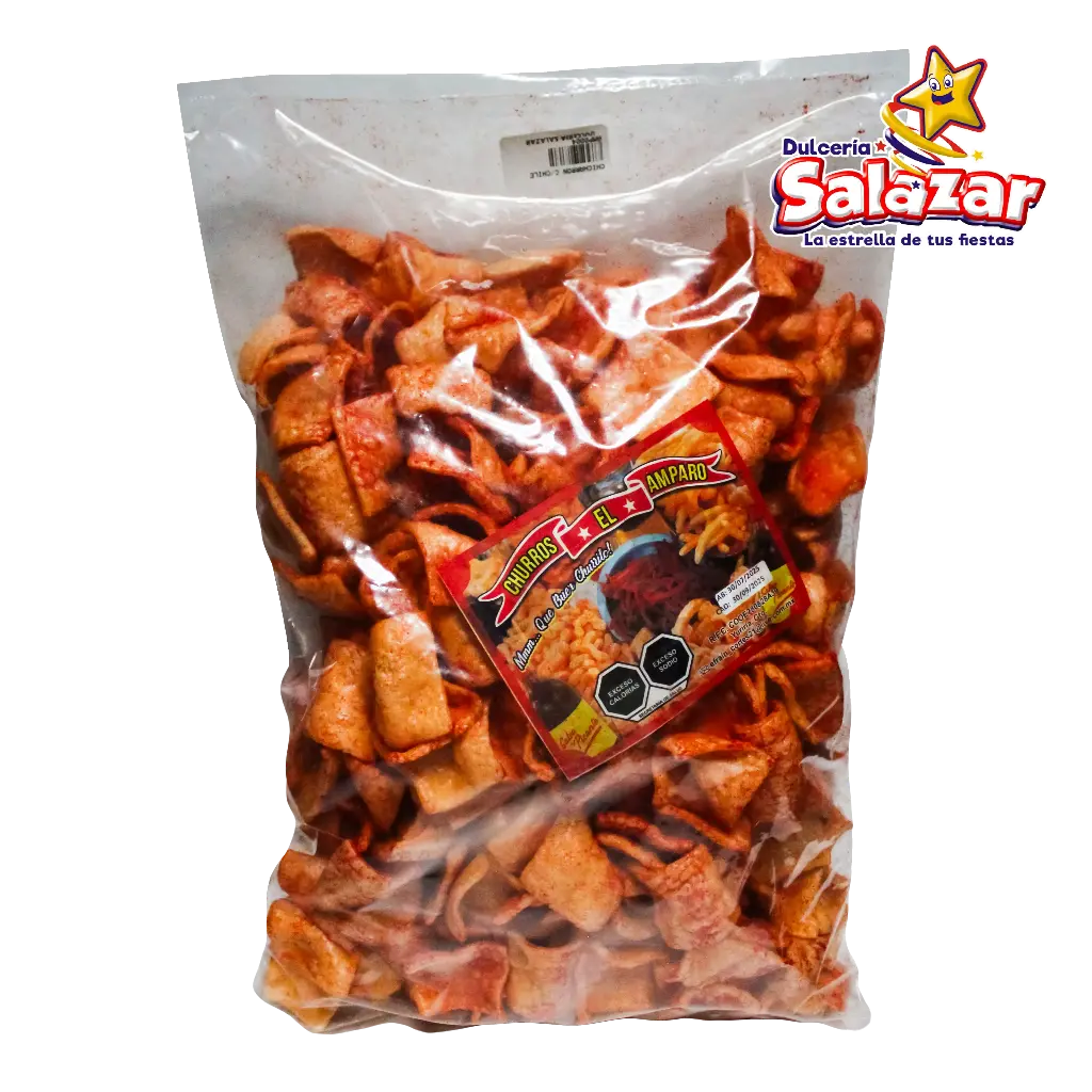 FRITURA CHICHARRON C/CHILE AMPARO "-B.400G-"