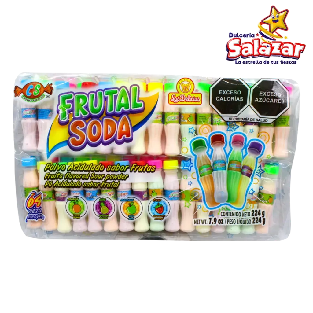 FRUTAL SODA POLVO ACIDULADO DELICIAS -B.224G- "C/30/64"