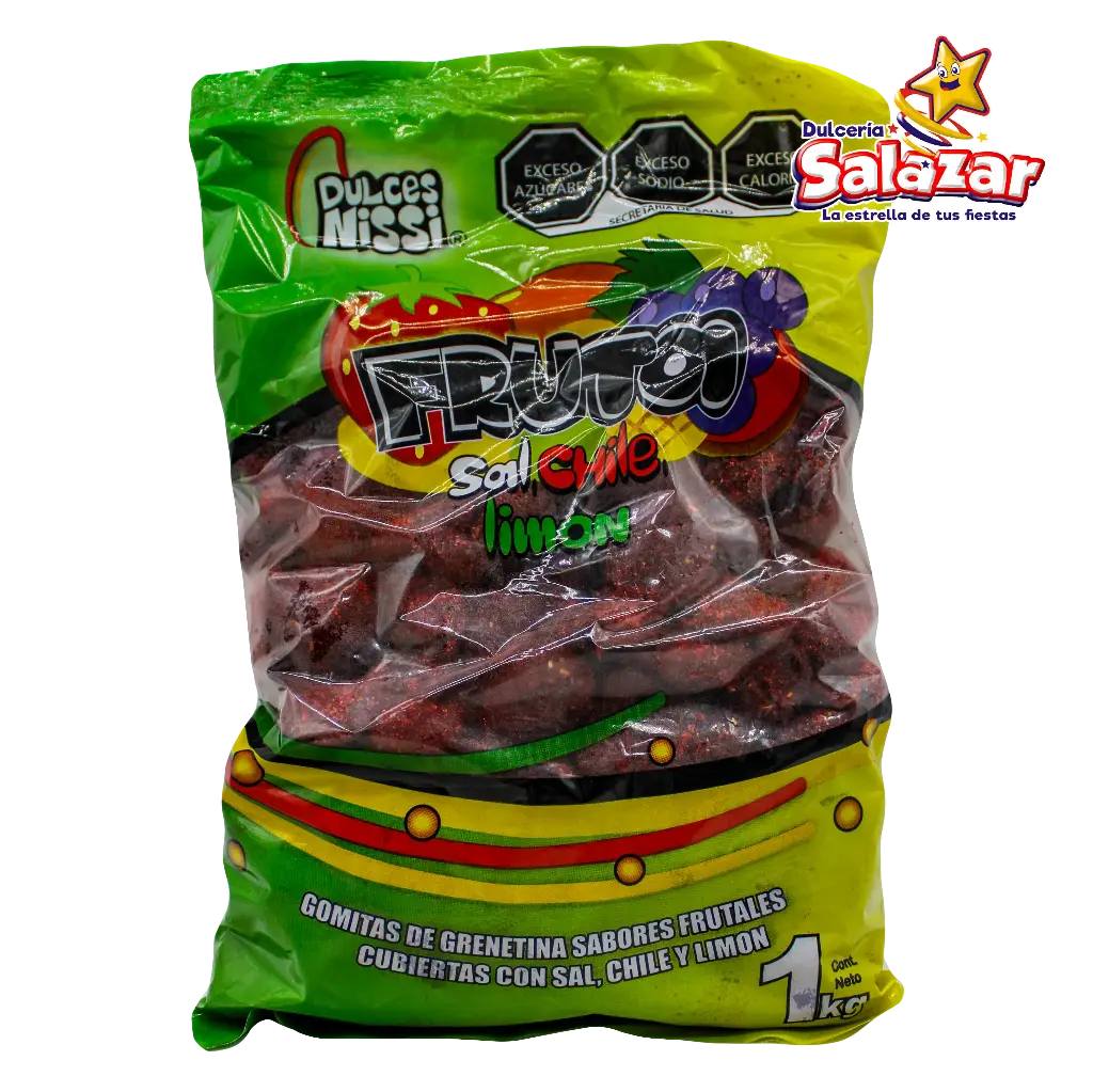 [NIS0015] FRUTITA SAL CHILE Y LIMON -B.1KG- "C/10/1"