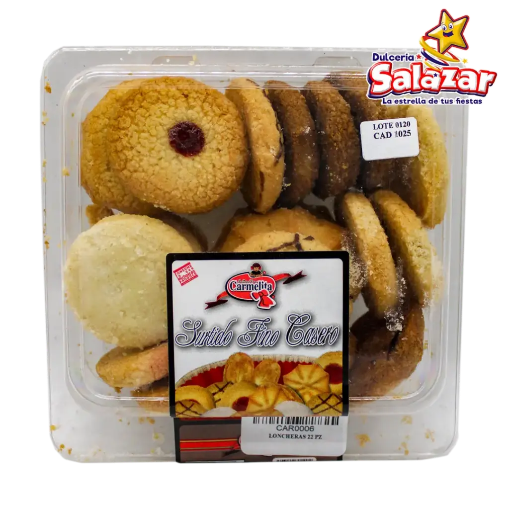 [CAR0006] GALLETA CARMELITA SURTIDA -E.22PZA- "C/50/22"