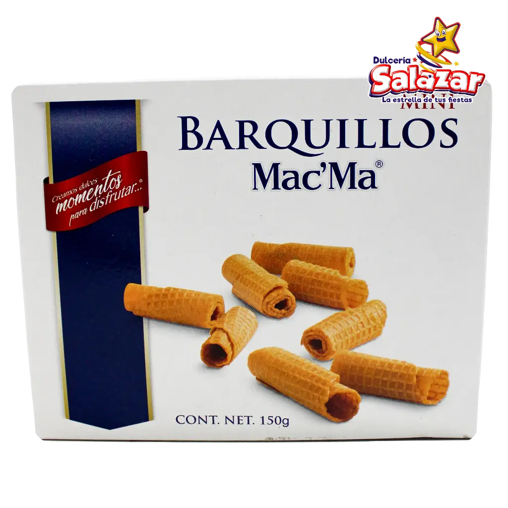 [MAM0022] GALLETA MAC MA BARQUILLO -D.150G- "C/12/1"