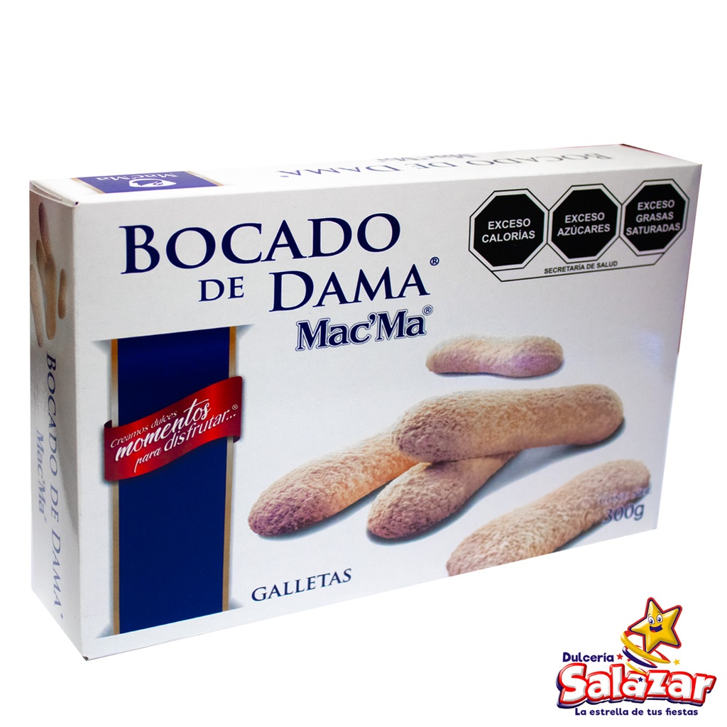 GALLETA MAC MA BOCADO DE DAMA -D.300G- "C/12/1"