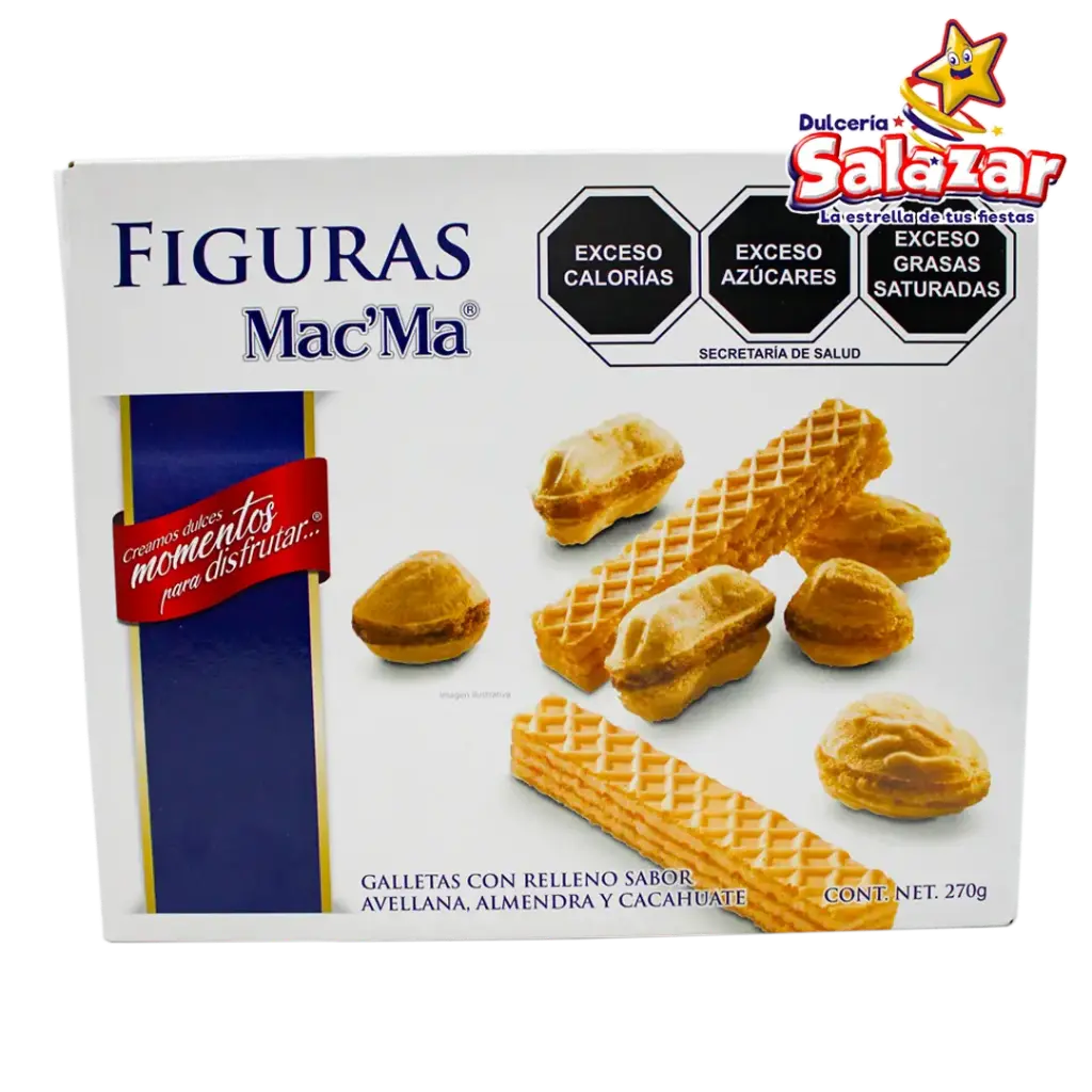 [MAM0016] GALLETA MAC MA FIGURAS SURTIDO -D.270G- "C/12/1"