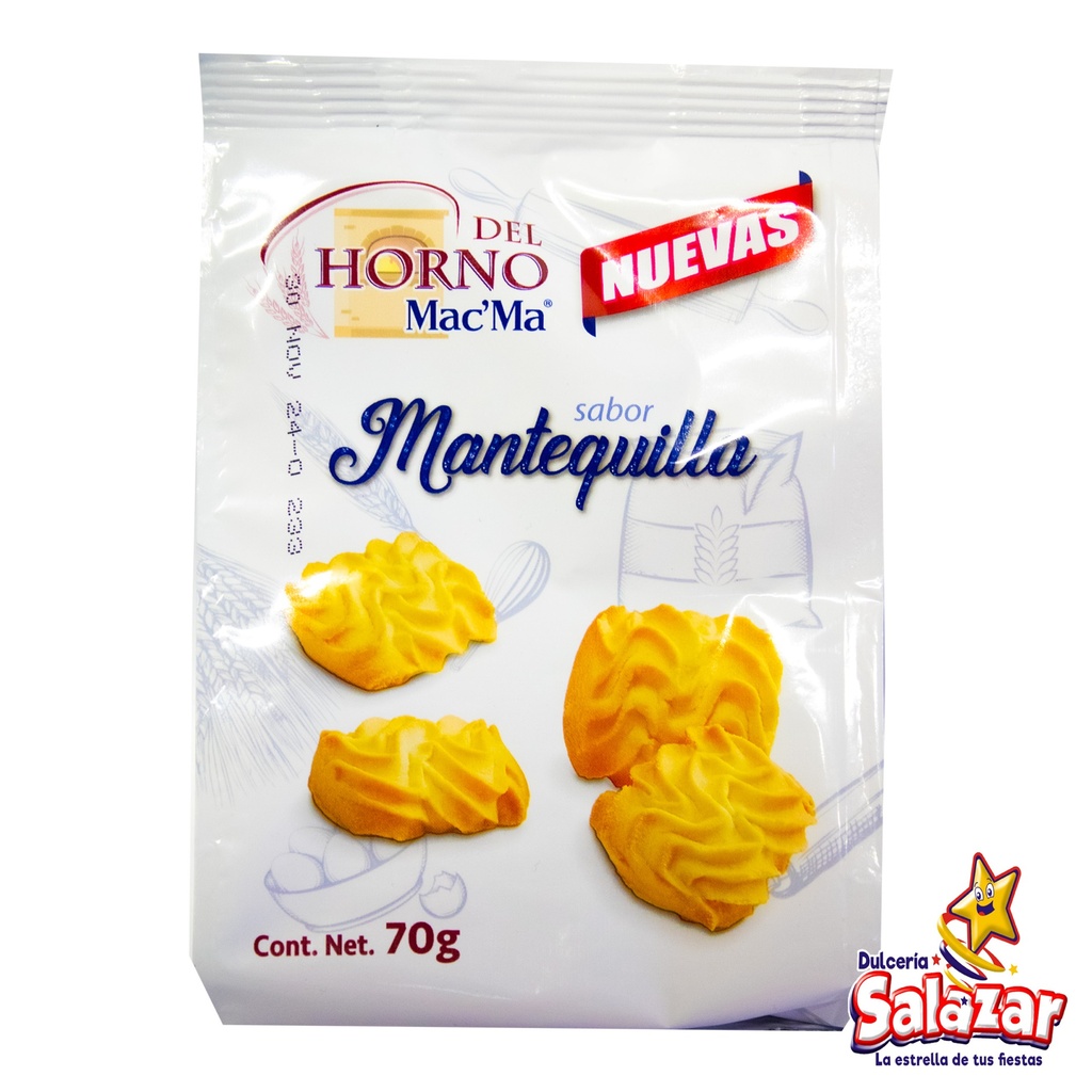 [MAM0027] GALLETA MAC MA MANTEQUILLA -B.70G- "C/20/1"