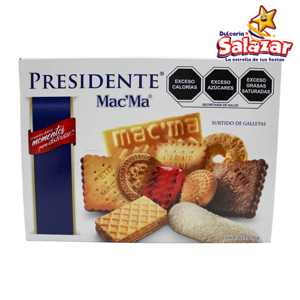 [MAM0008] GALLETA MAC MA PRESIDENTE SURT -D.350G- "C/12/1"
