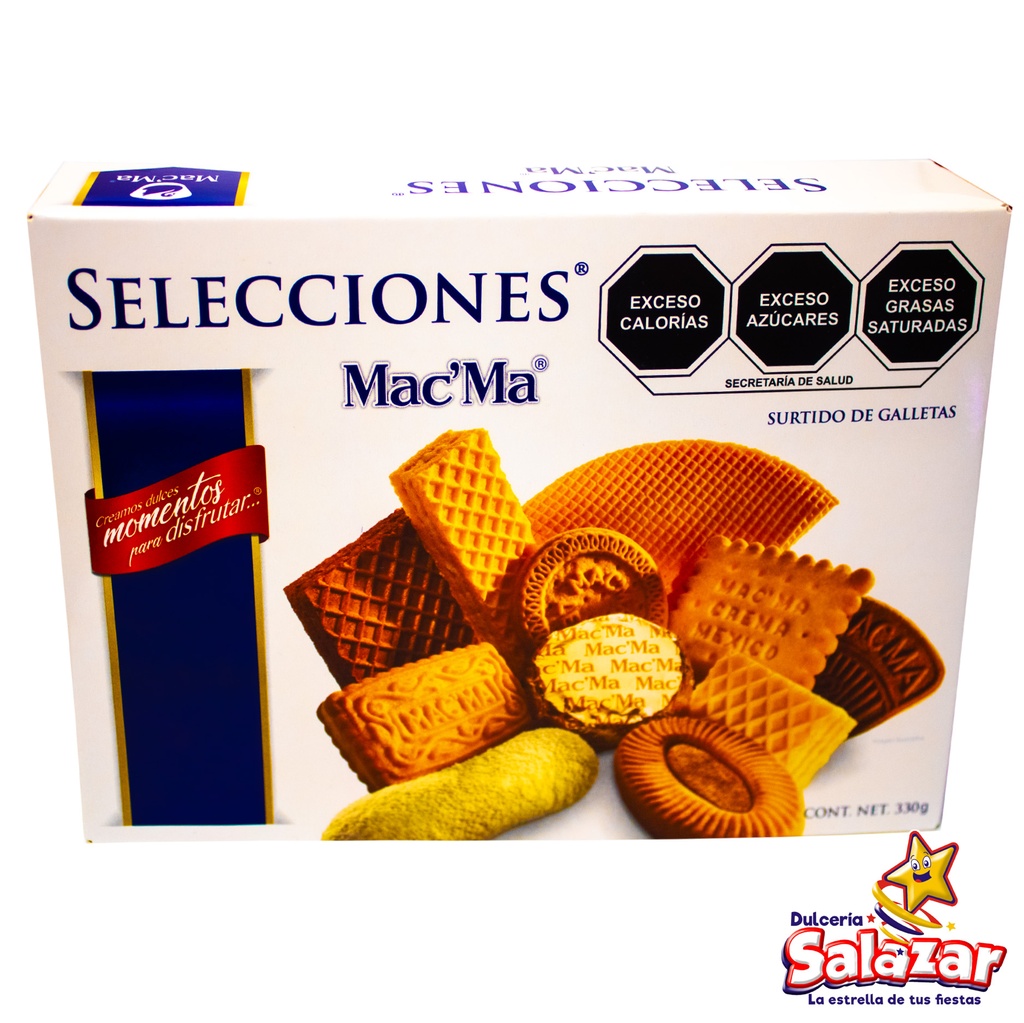 [MAM0007] GALLETA MAC MA SELECCIONES SURT -D.330G- "C/12/1"