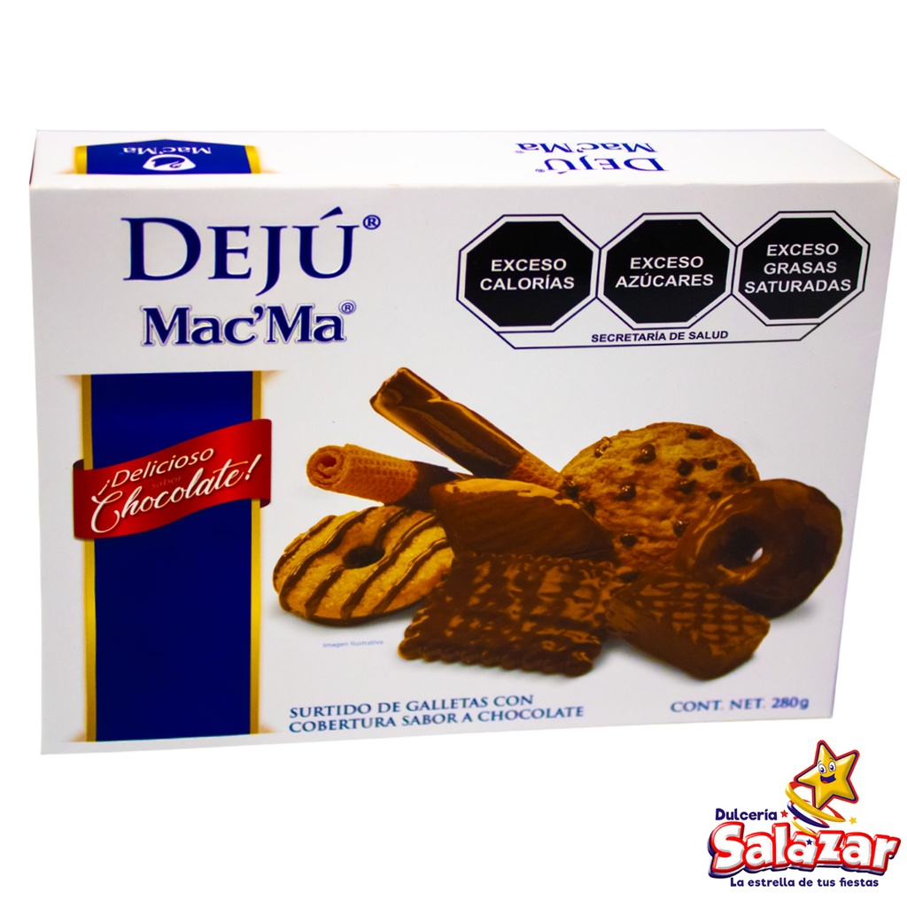 GALLETA MAC MA SURTIDO DEJU -D.280G- "C/12/1"
