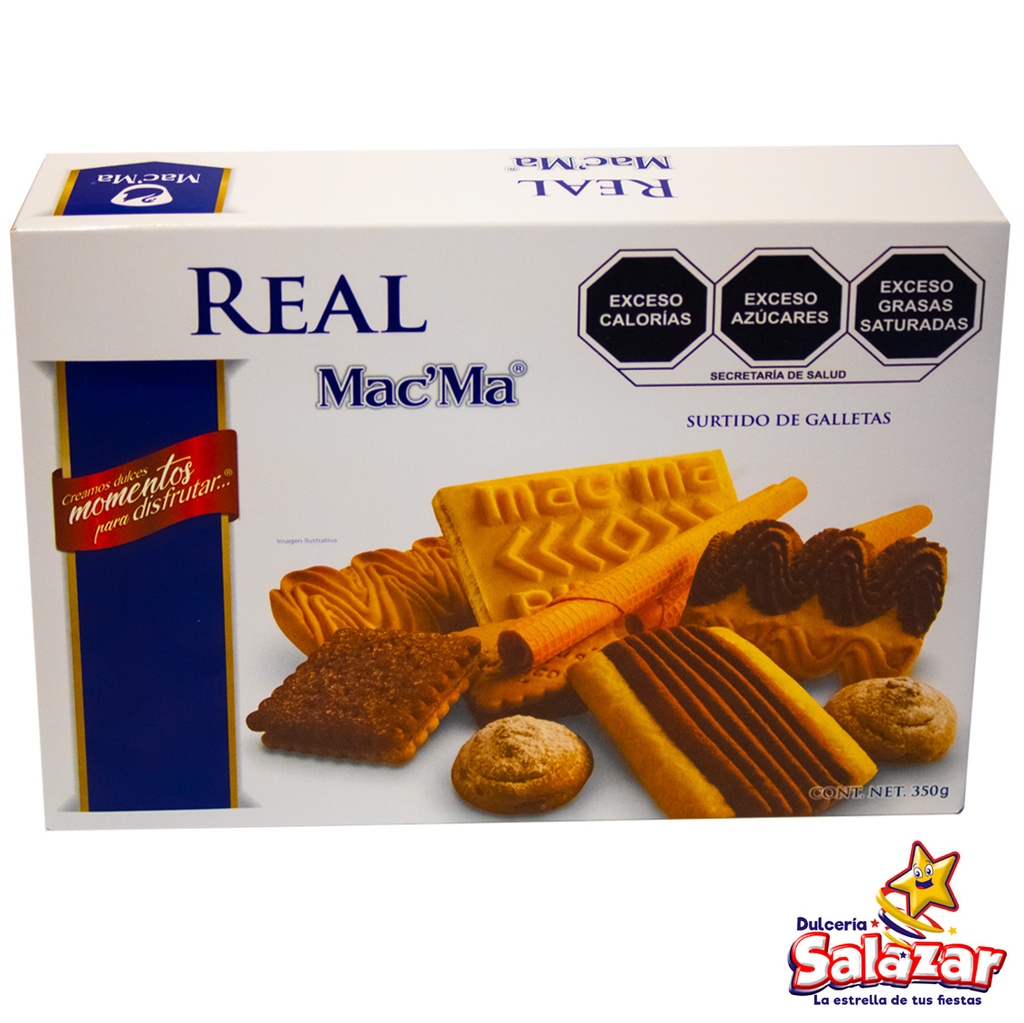 [MAM0011] GALLETA MAC MA SURTIDO REAL -D.350G- "C/12/1"