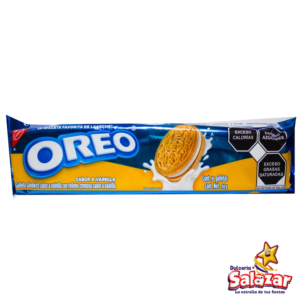 GALLETA OREO VAINILLA NABISCO -B.114G- "C/14/1"