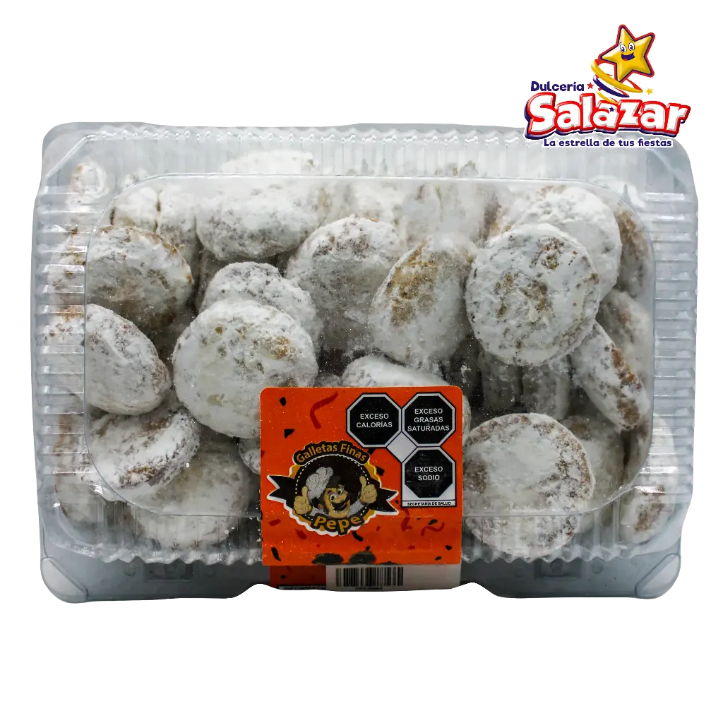 [PPE0004] GALLETA PEPE POLVORONES -E.60PZA- "C/20/1"