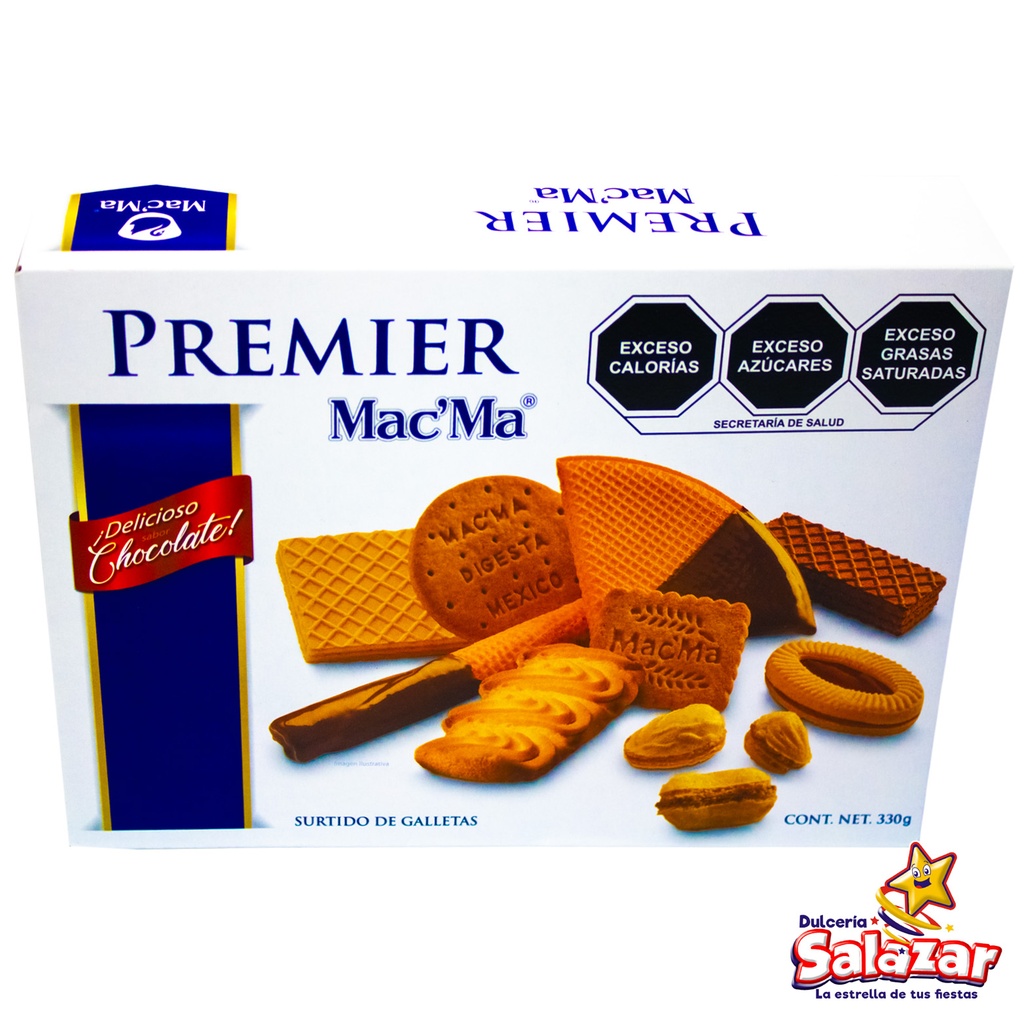 GALLETA SURTIDO MAC MA PREMIER -D.330G- "C/12/1"