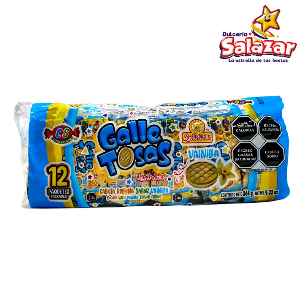 [DEL0478] GALLETOSAS VAINILLA -B.  G.-"C/24/12"