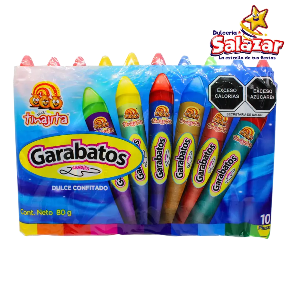 [TIN0103] GARABATOS PLUMA TINAJITA -B.80GR - "C/30/10"