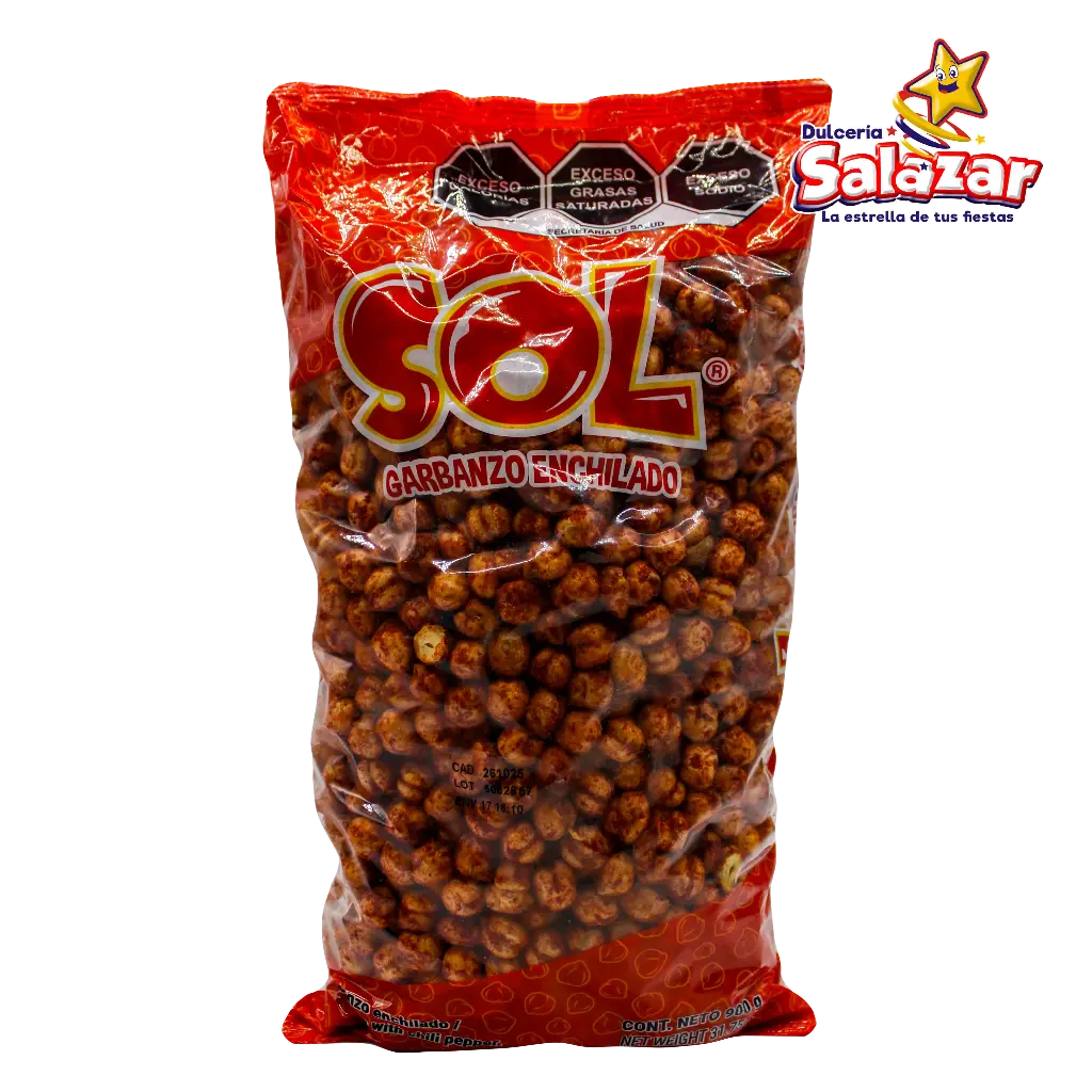 [SOL0002] GARBANZO ENCHILADO SOL -B.900G- "C/26/900G"