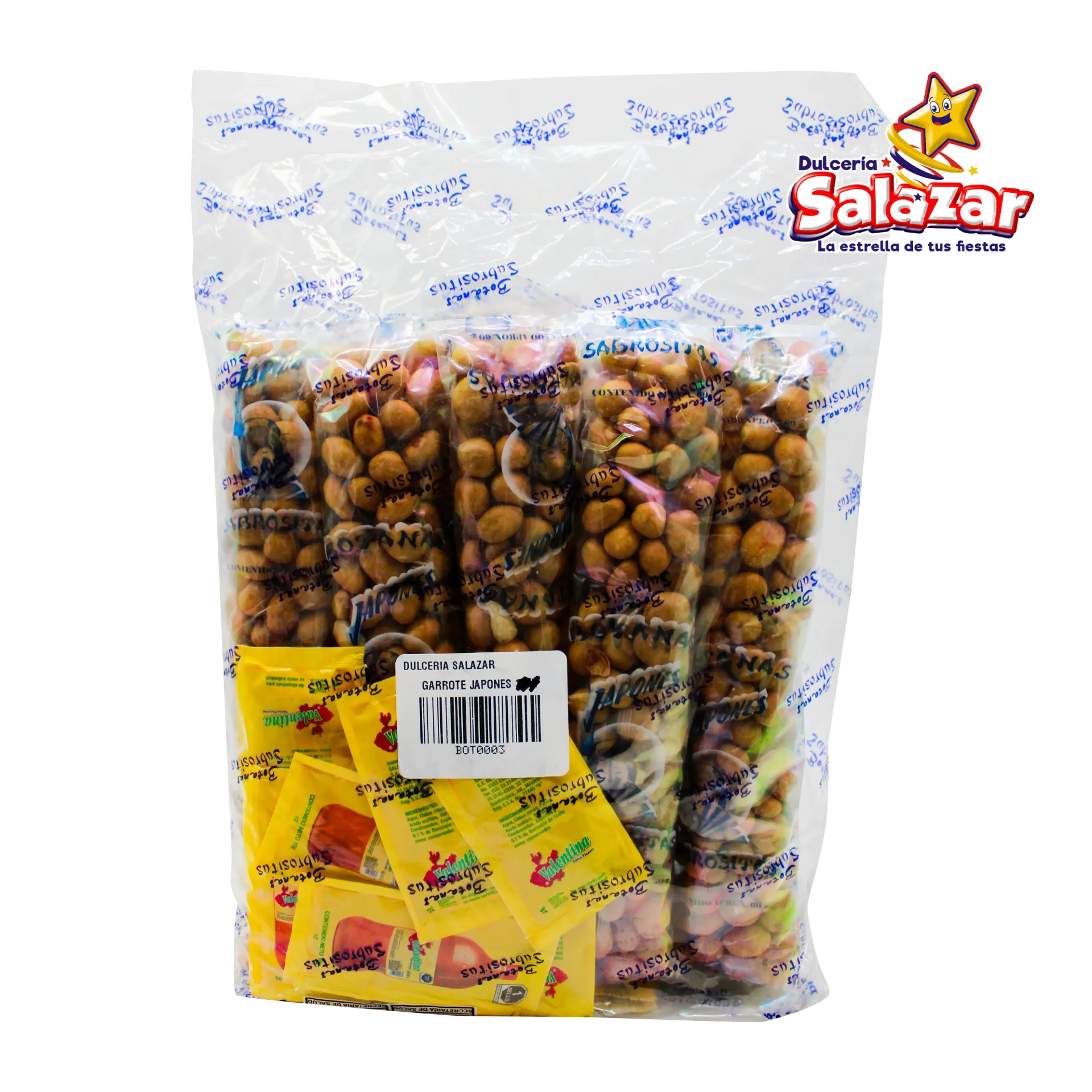 [BOT0003] GARROTE CACAHUATE JAPONES SABROSITAS "C/18/10"
