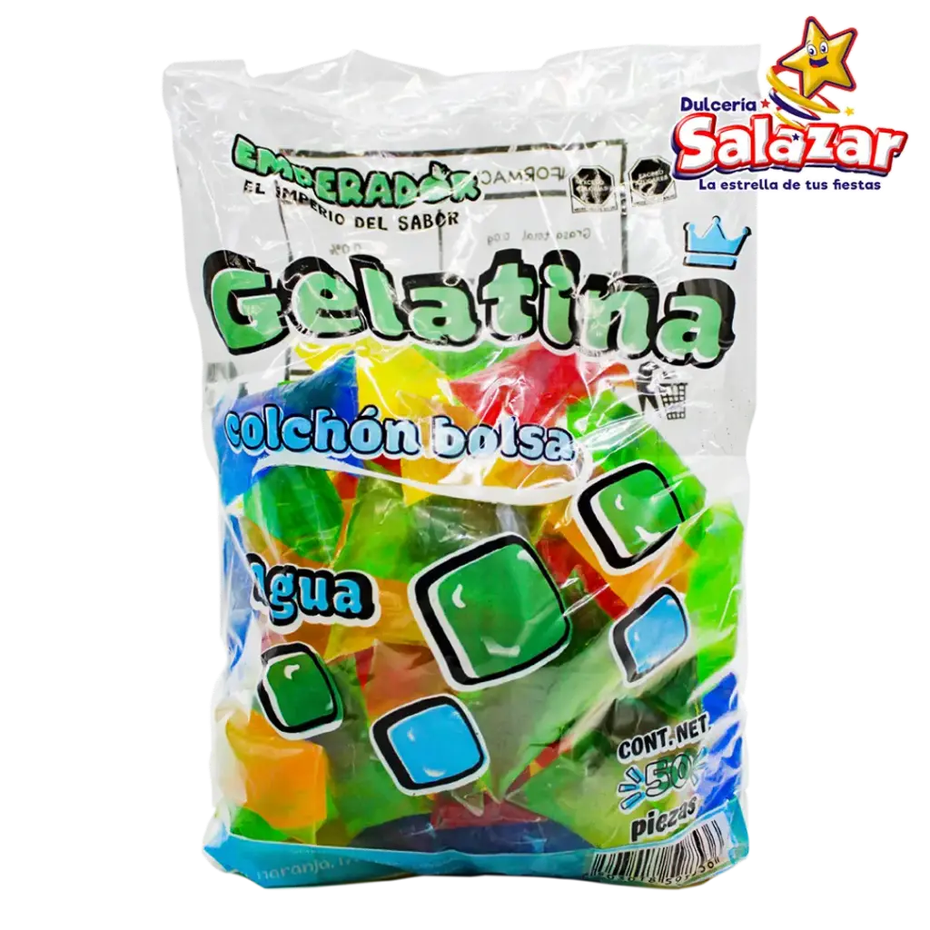 GELATINA COLCHÓN AGUA EMPERADOR -B.50PZA- "C/20/50"