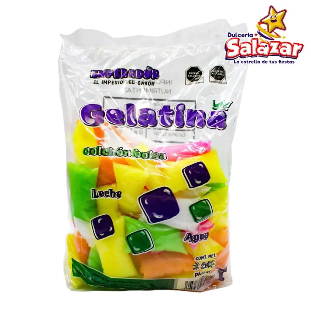 [EMP0012] GELATINA COLCHÓN LECHE EMPERADOR -B.50PZA- "C/20/50"
