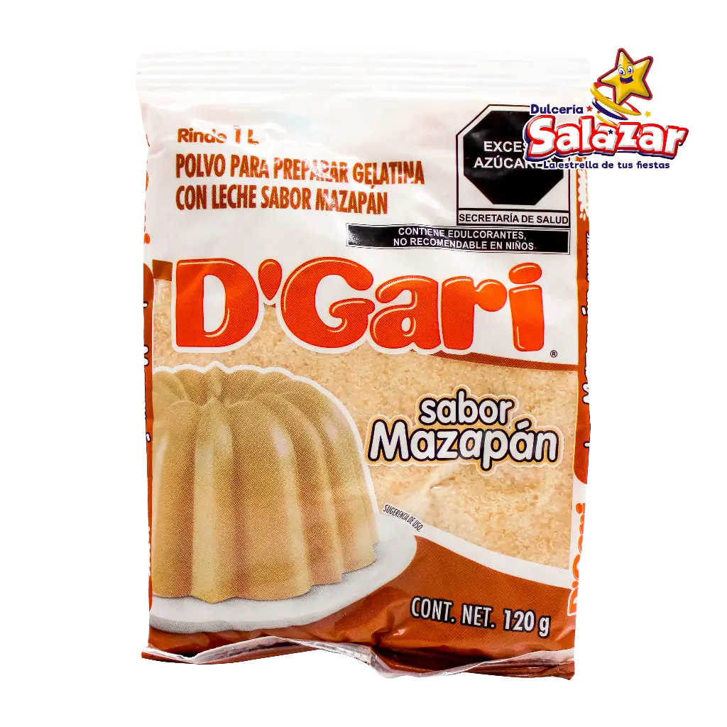 [DGA0057] GELATINA D'GARI MAZAPAN -B.120G- "C/50/1"