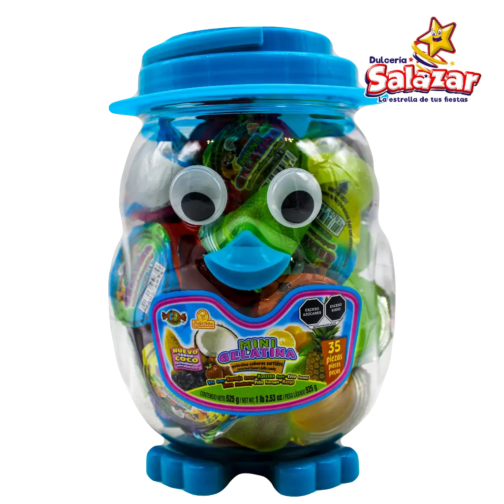 [DEL0204] GELATINA MINI PINGUINO DELICIAS -VIT.525G- "C/12/35"