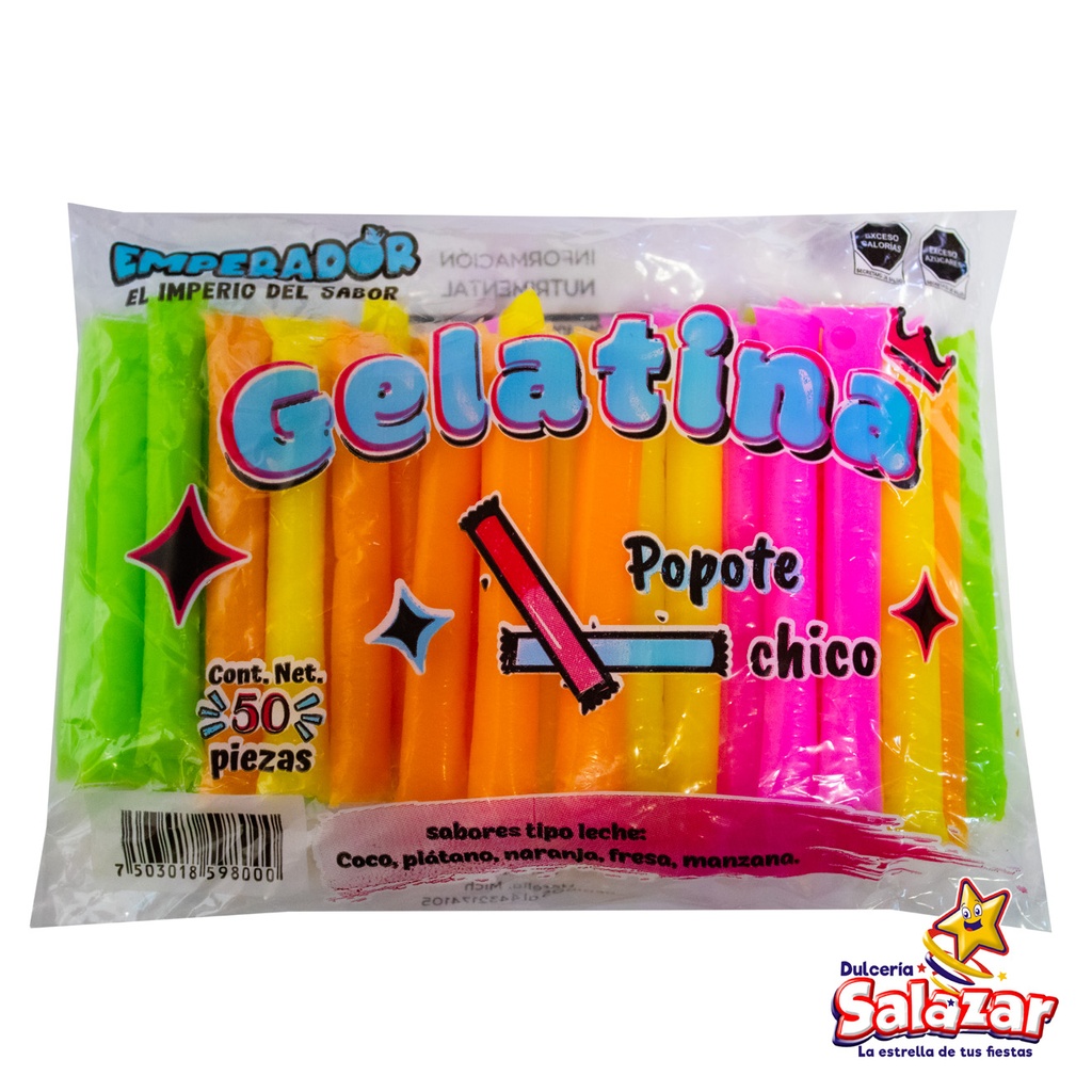 [EMP0004] GELATINA POPOTE CHICO -B.50PZA- "C/20/50"