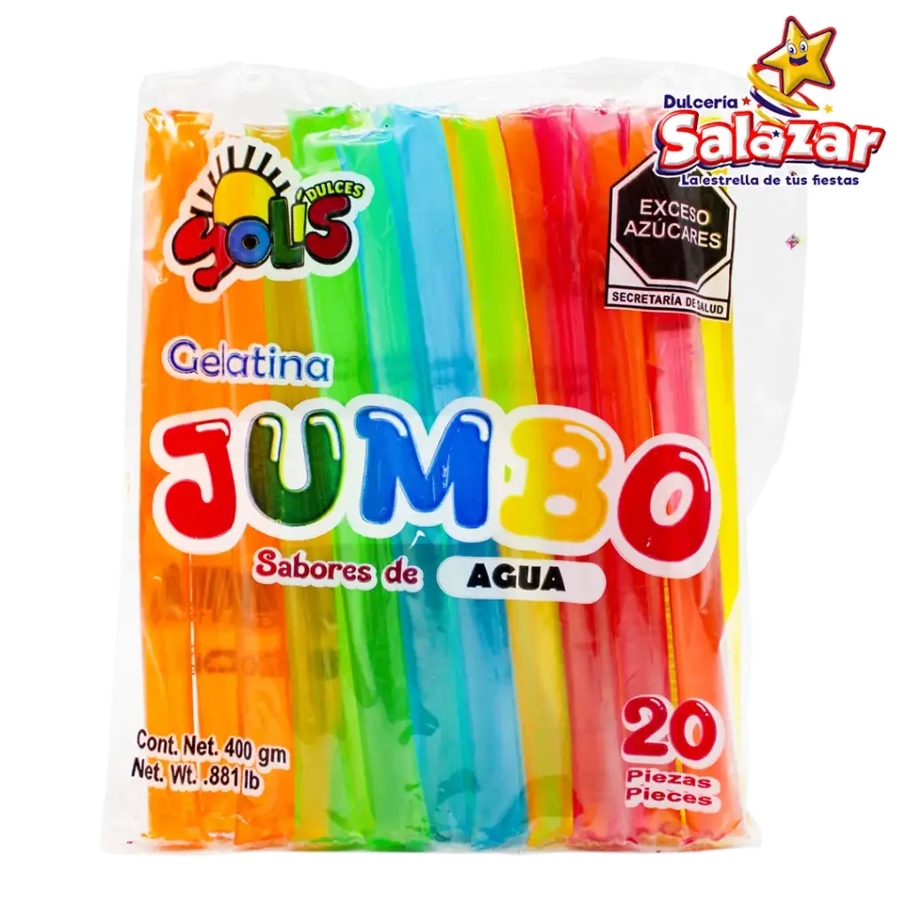 [SLI0008] GELATINA SOLIS AGUA JUMBO -B.550GR- "C/40/20"