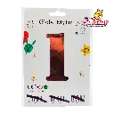 GLOBO #1 METALICO ROSA 40 FANTASIA 2000 -B.1PZA- "C/1/1"