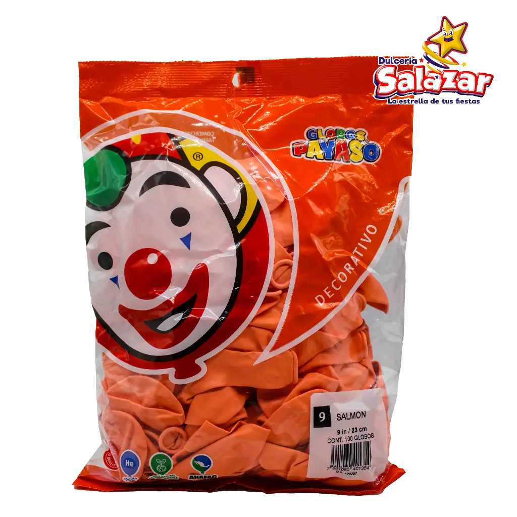 [SEL0032] GLOBO #9 SALMON -B.100P- "C/50/100"