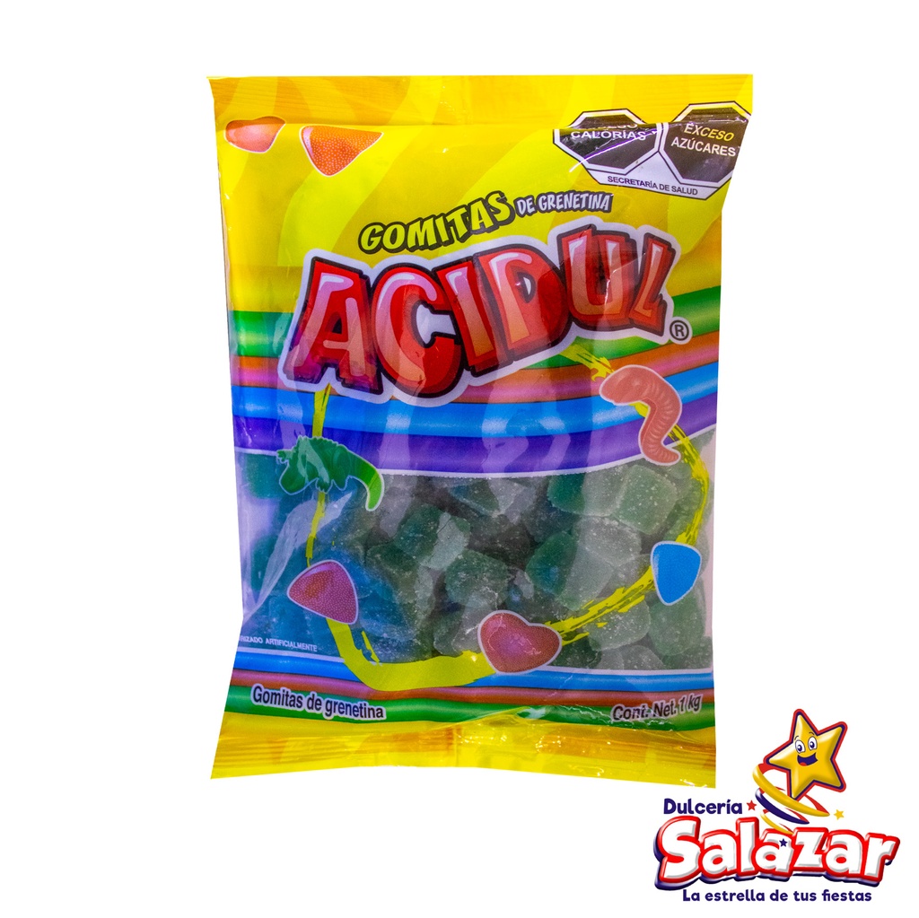 [ACI0002] GOMA ACIDUL CHICLE GOURMET -B.1KG- "C/10/1"