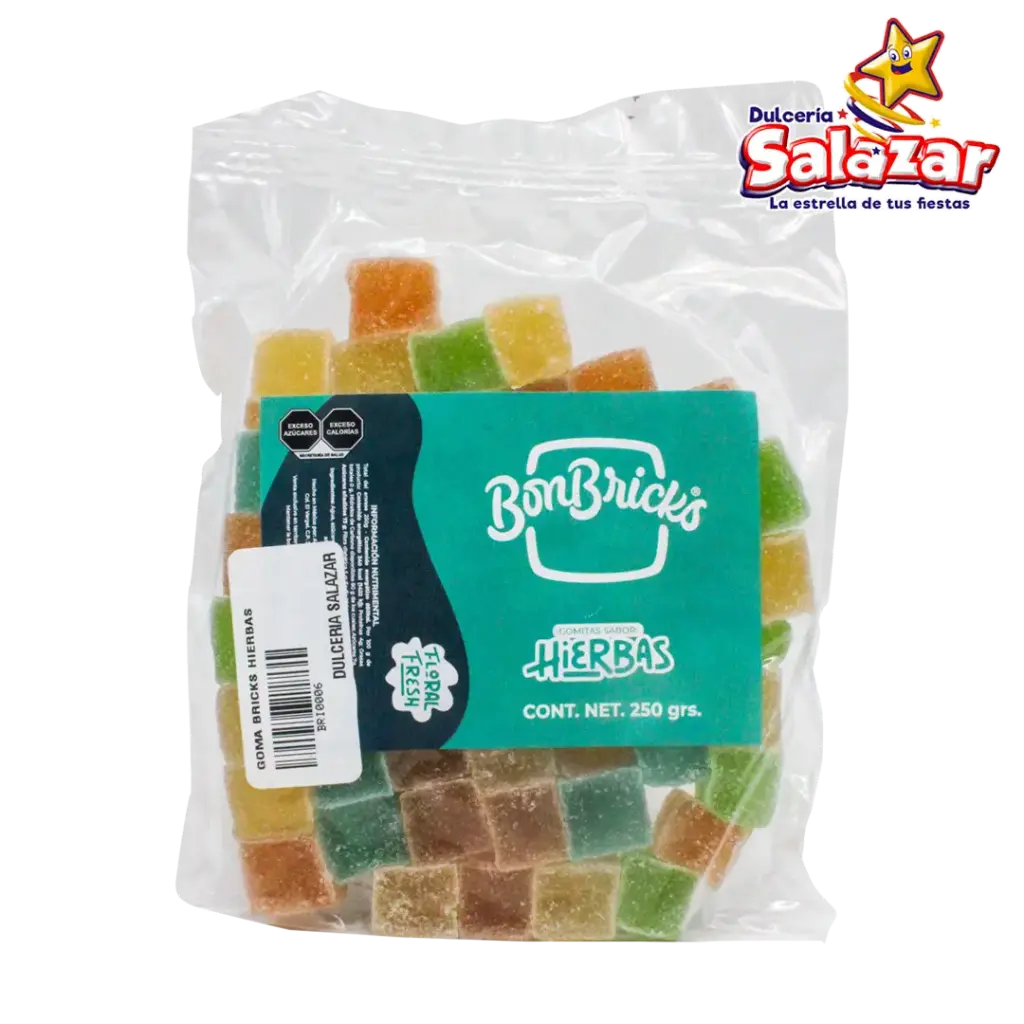 GOMA BON BRICKS HIERBAS -B.250G- "C/10/1"