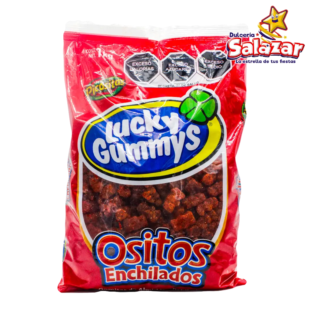 [CHE0052] GOMA LUCKY  OSITOS ENCHILADOS -B.1KG- "C/8/1"