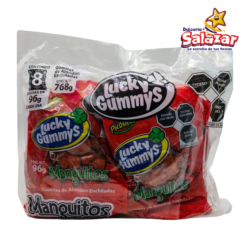 [CHE0034] GOMA LUCKY MANGUITOS 96G -B.768G.-  "C/12/8"