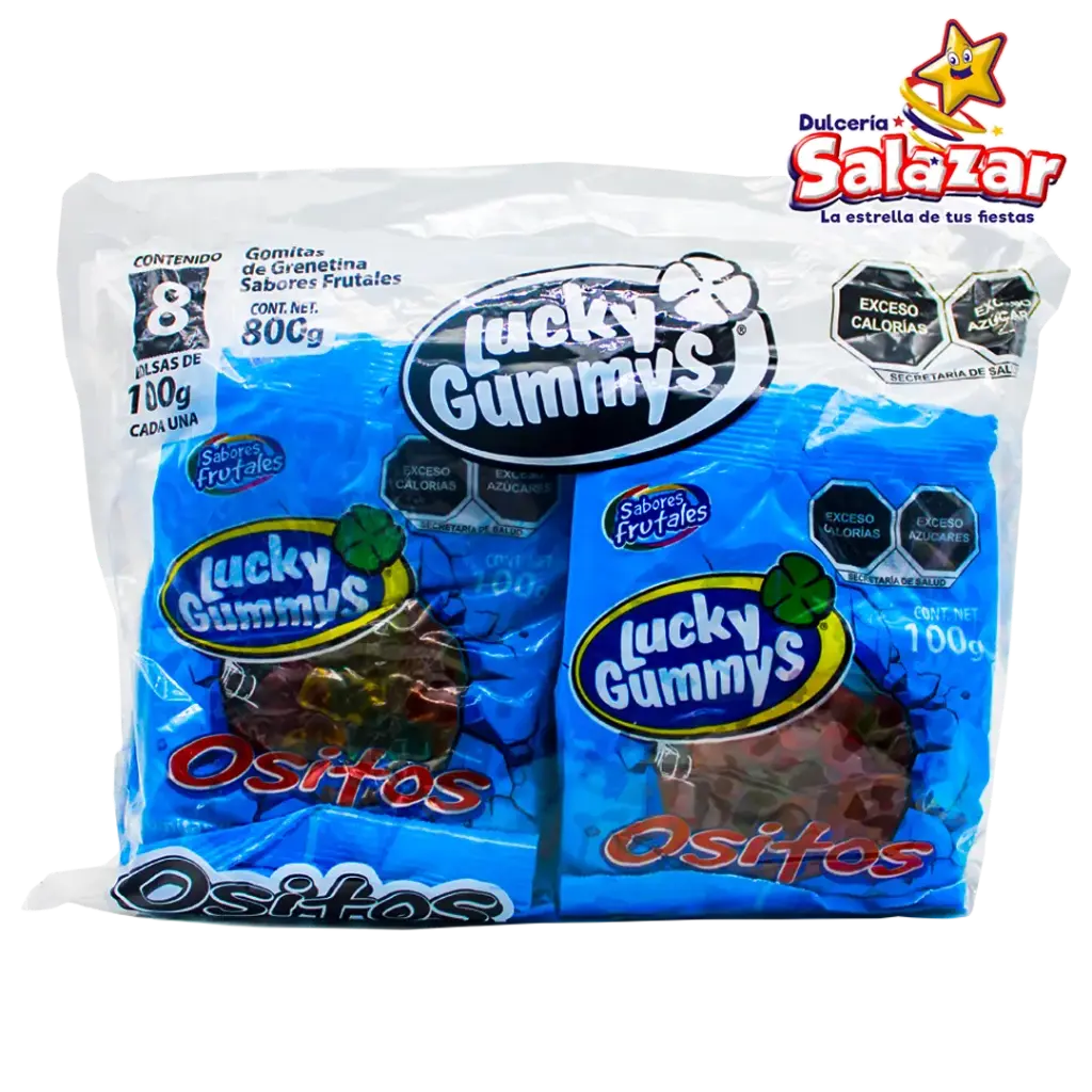 [CHE0033] GOMA LUCKY OSITOS 100G -B.800G.- "C/12/8"