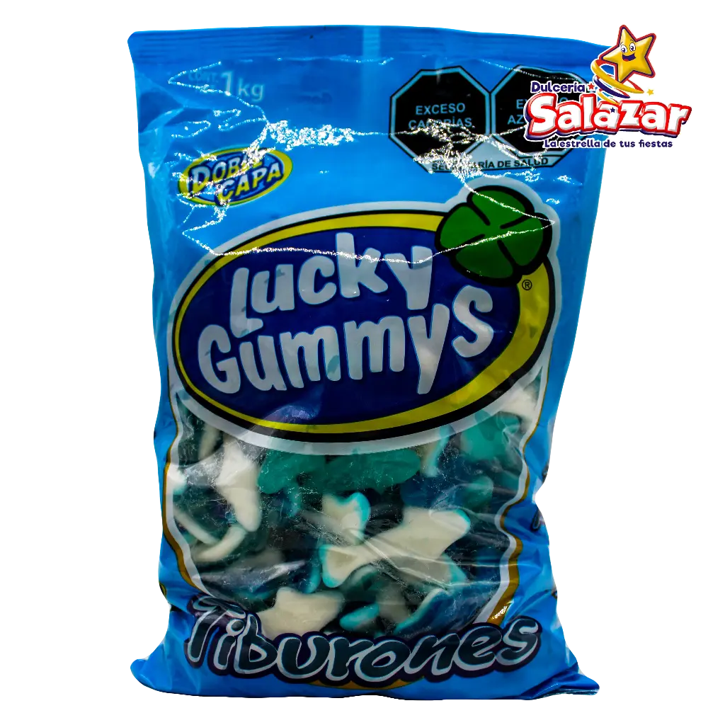[CHE0009] GOMA LUCKY TIBURONES -B.1KG- "C/8/1"