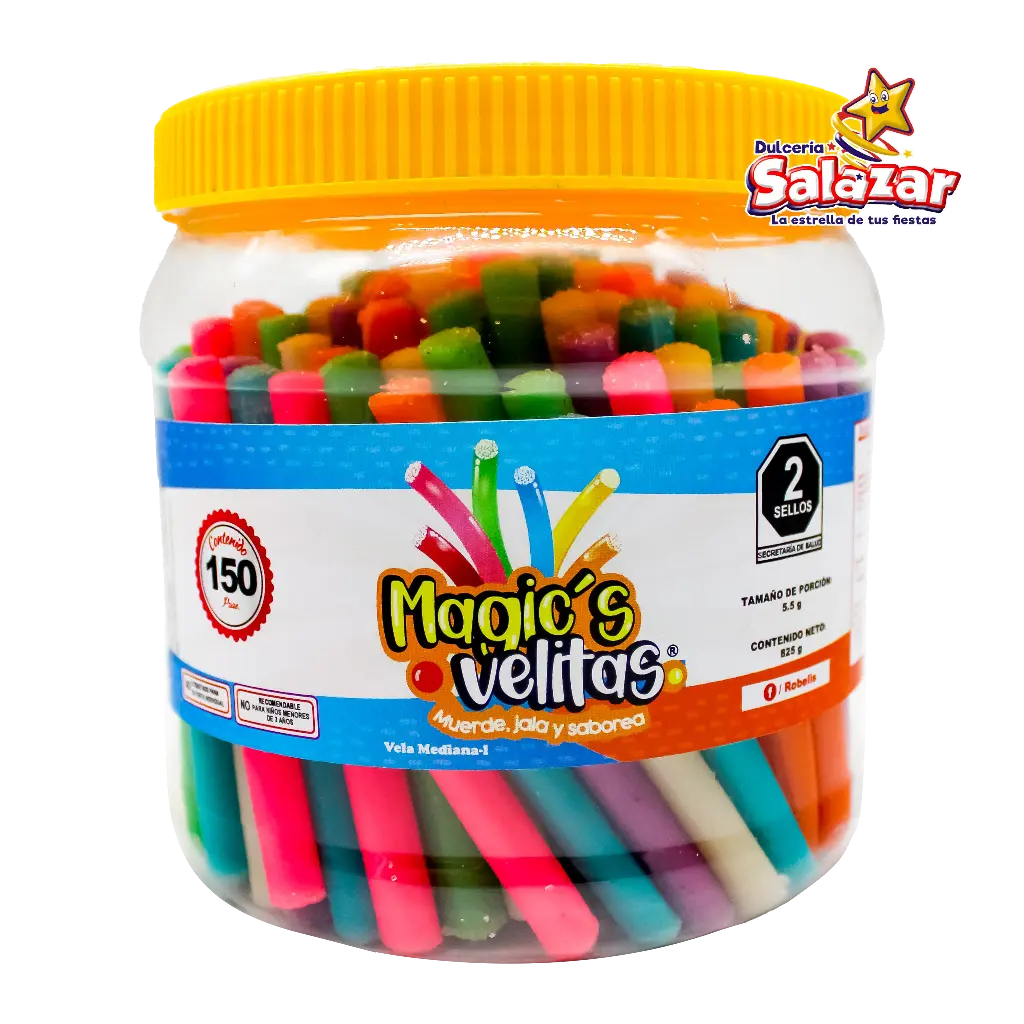 GOMA VELA MEDIANA LECHE ROBELIS -E.825GR "C/10/150"