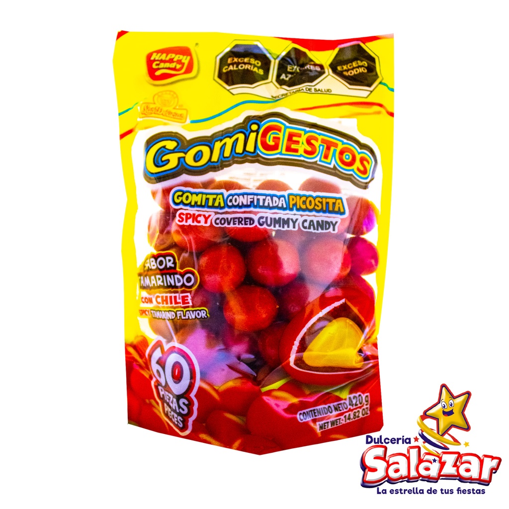 [DEL0068] GOMIGESTOS TAMARINDO LAS DELICIAS -B.420G- "C/32/60"