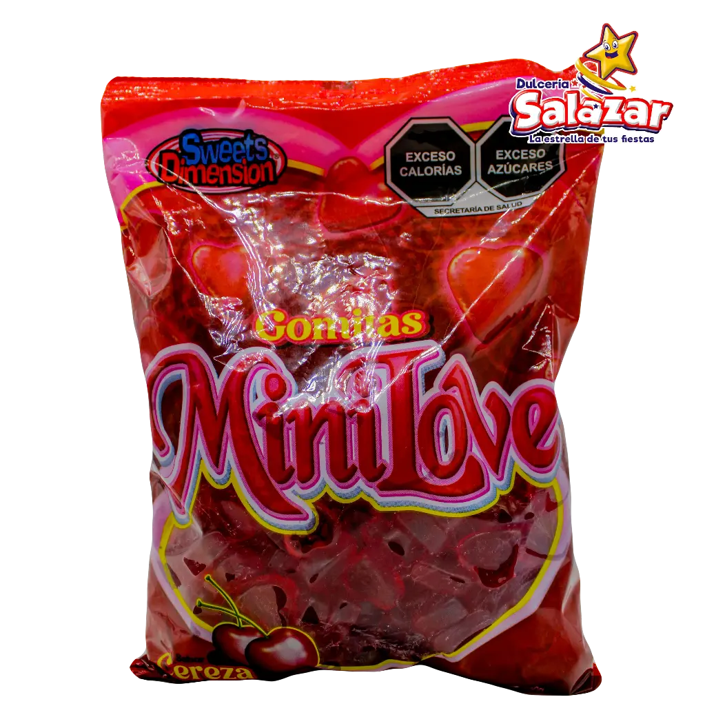 [KAR0105] GOMITAS MINILOVE CEREZA SWEETS DIMENSION -B.900G.- "C/12/1"