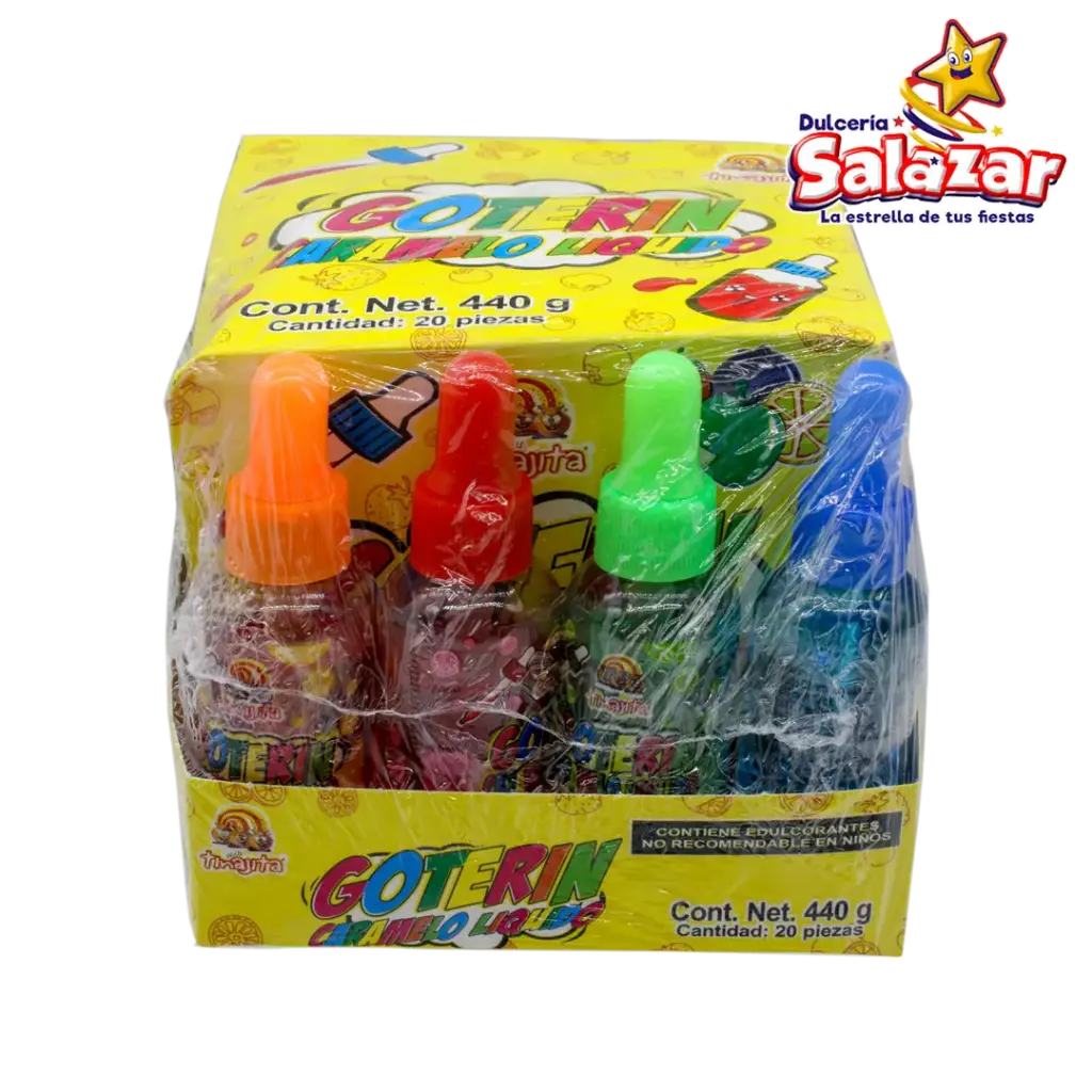 [TIN0385] CARAMELO LIQUIDO GOTERIN TINAJITA -D.440G- "C/30/20"