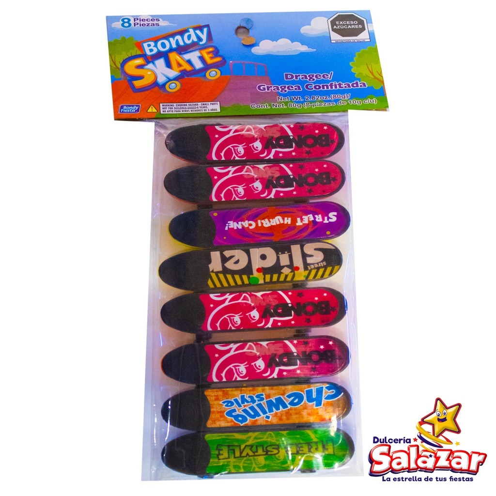 GRAGEA CONFITADA BONDY SKATE -B.80G- "C/30/8"