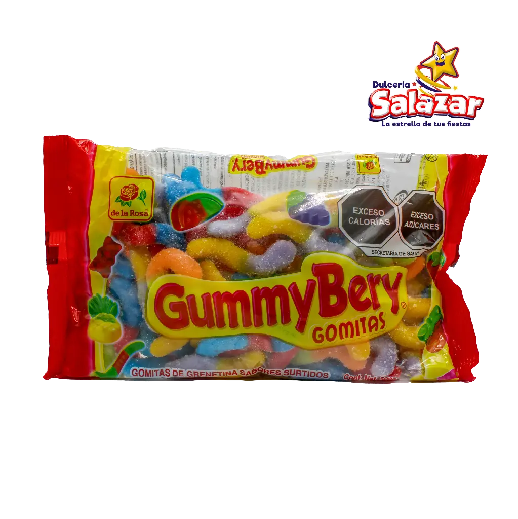 GUMMY BERY LOMBRIZ ACIDULADA DLR -B.500GR- "C/16/500"