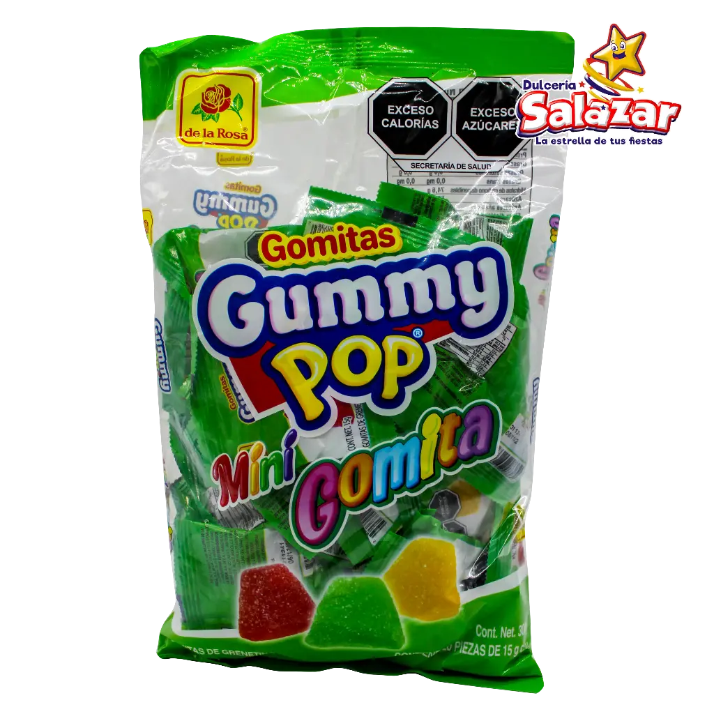 [ROS0054] GOMA GUMMY POP MINI GOMITA 15 GRS  DLR -B.300G- "C/24/20"