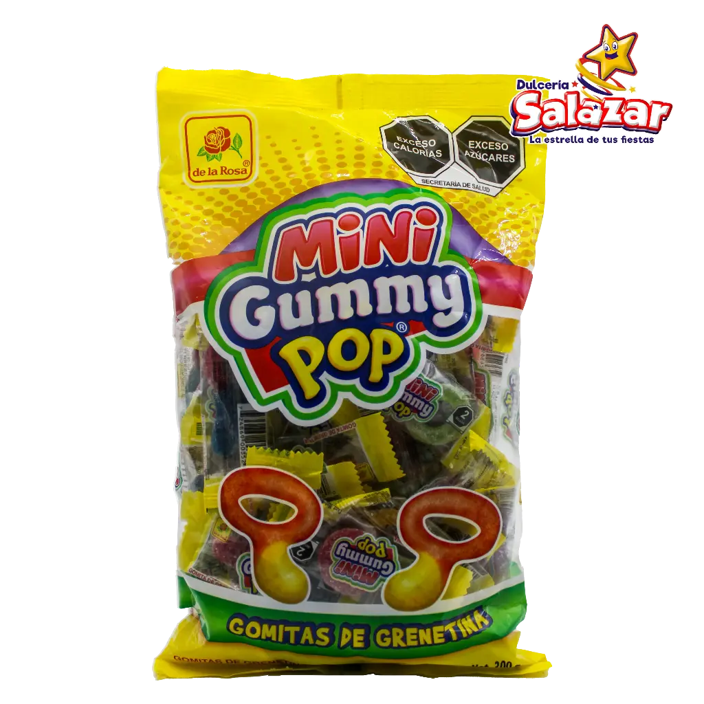 GOMA GUMMY POP MINI ENV INDIVIDUAL -B.300GR- "C/25/50"